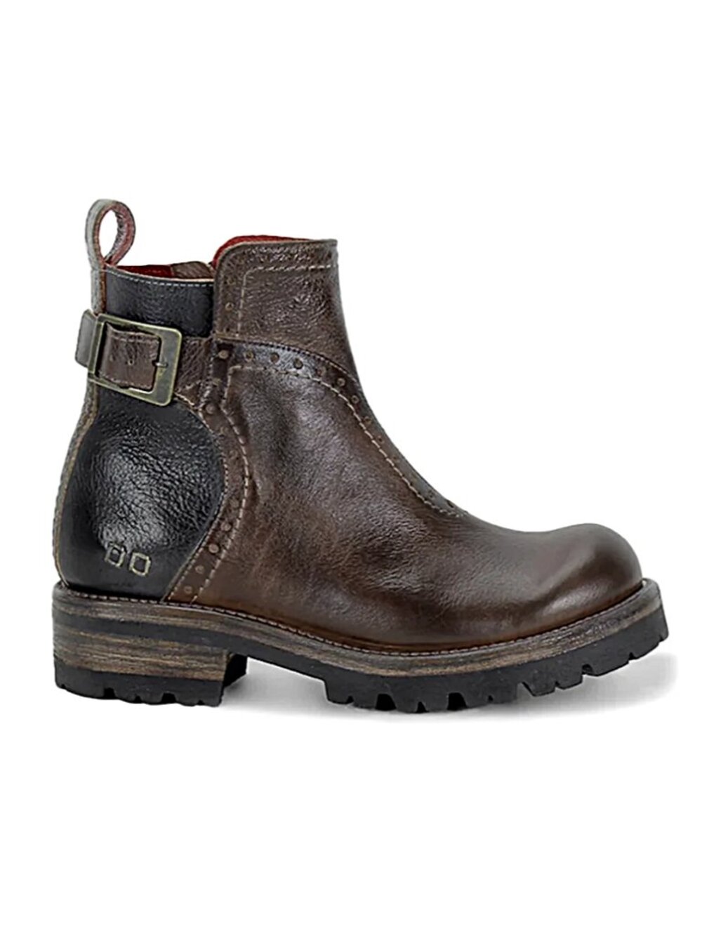 BED/STU Brianna Ankle Booties Teak Rustic - Picture 6 of 8